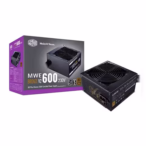 پاور کامپوتر مدل MWE-600w Bronze V2 کولرمستر Cooler Master