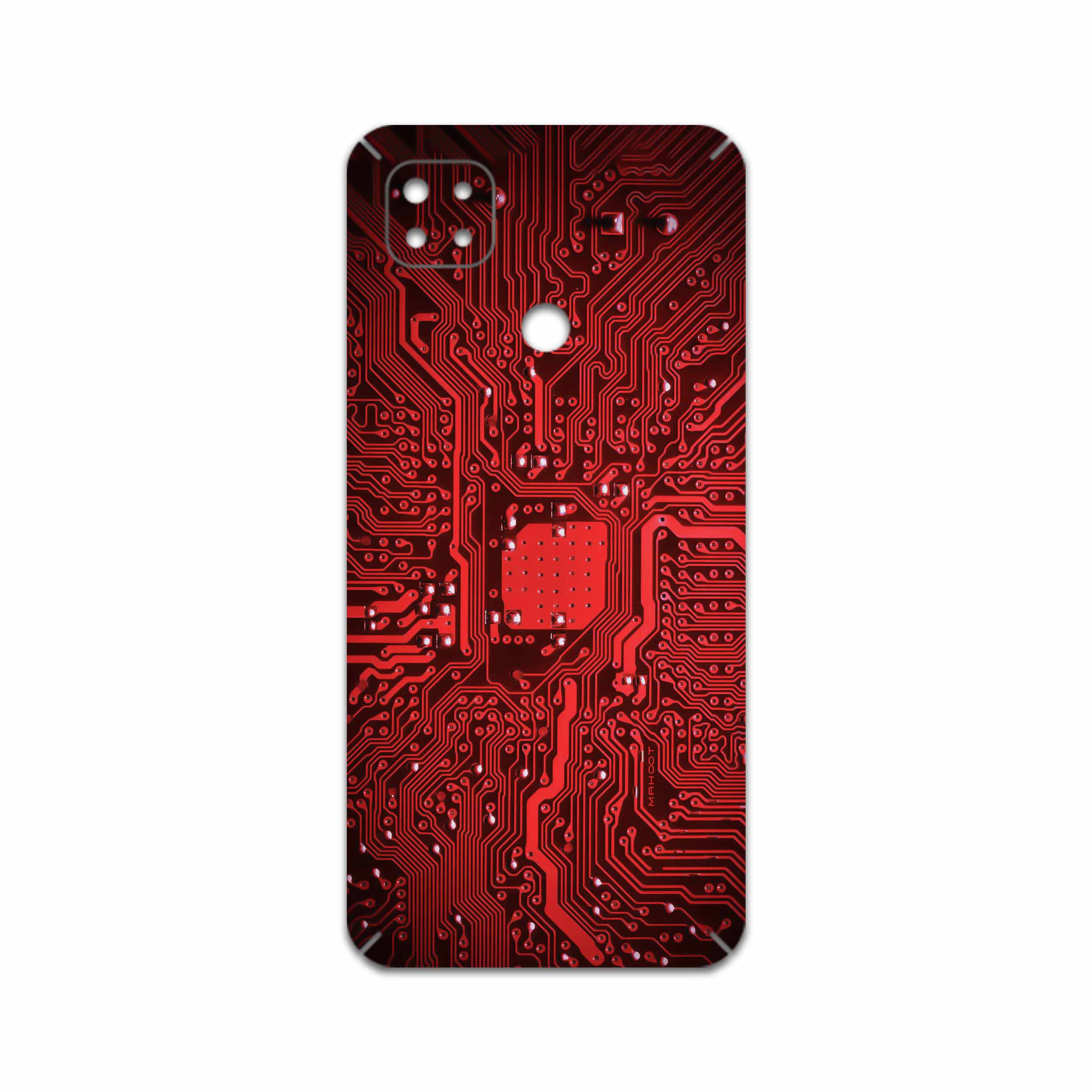برچسب پوششی ماهوت مدل Red Printed Circuit Board مناسب برای گوشی موبایل شیائومی Redmi 9C NFC