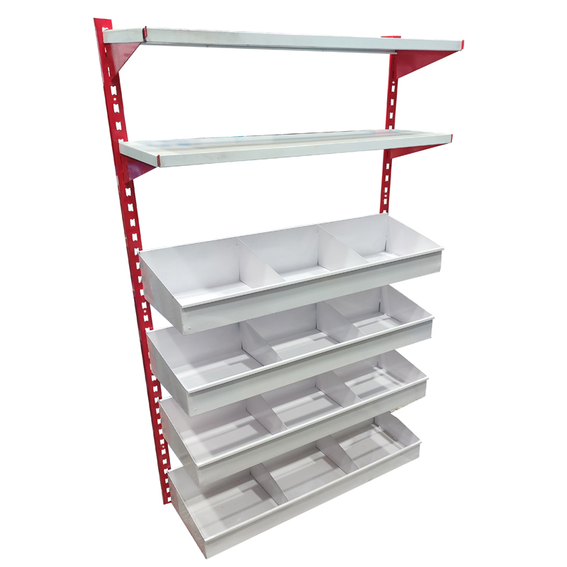 قفسه اداری مدل  سوپرمارکتی طرح 6 طبقه کد S9540P200M