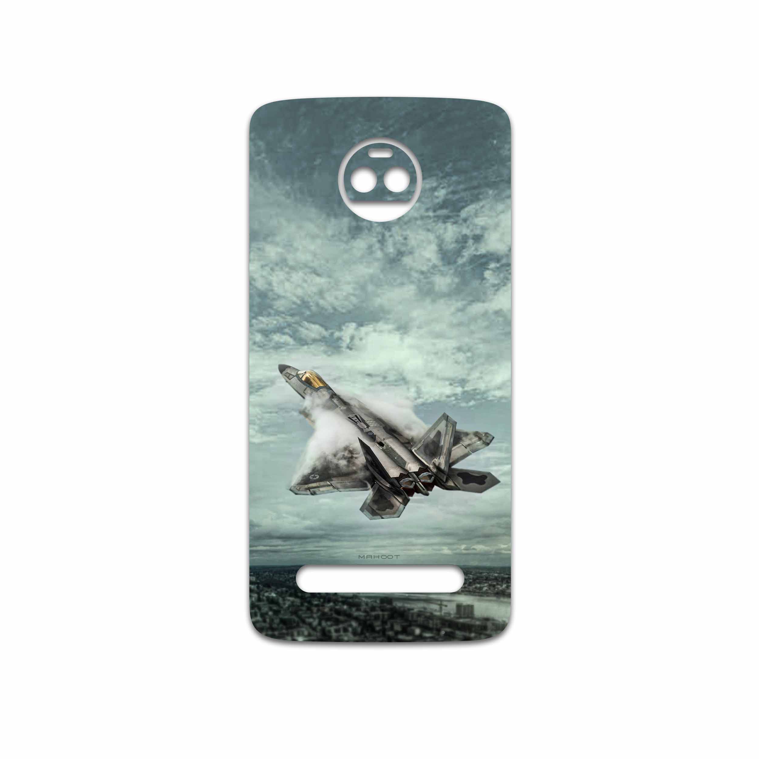 برچسب پوششی ماهوت مدل F-22 Raptor مناسب برای گوشی موبایل موتورولا Moto Z2 Force