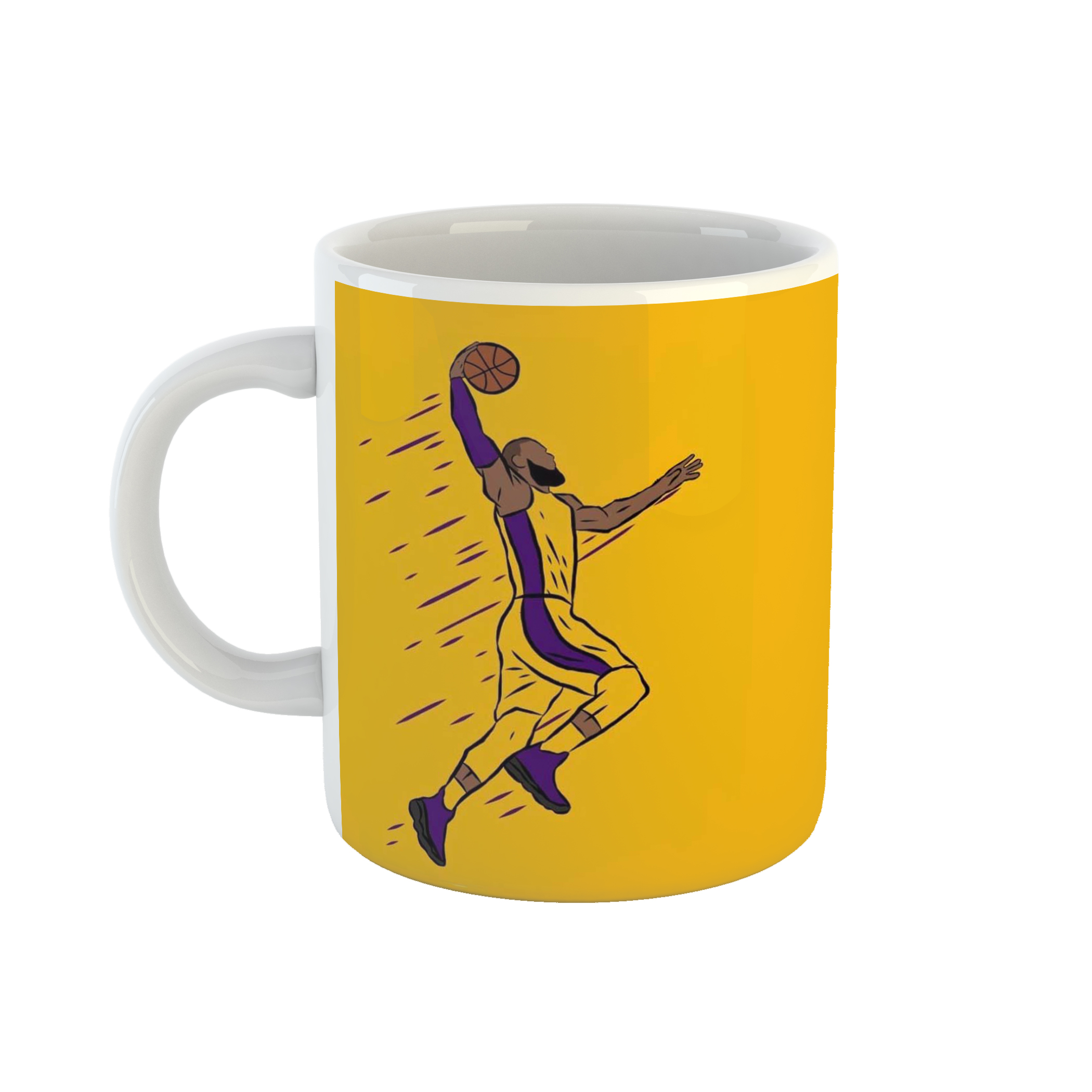 ماگ طرح LeBron James مدل slam dunk