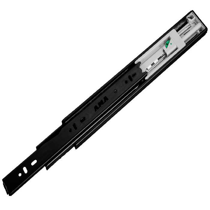 ریل ساچمه ای 45 سانتی آرام بند آما پلاس بسته دو عددی