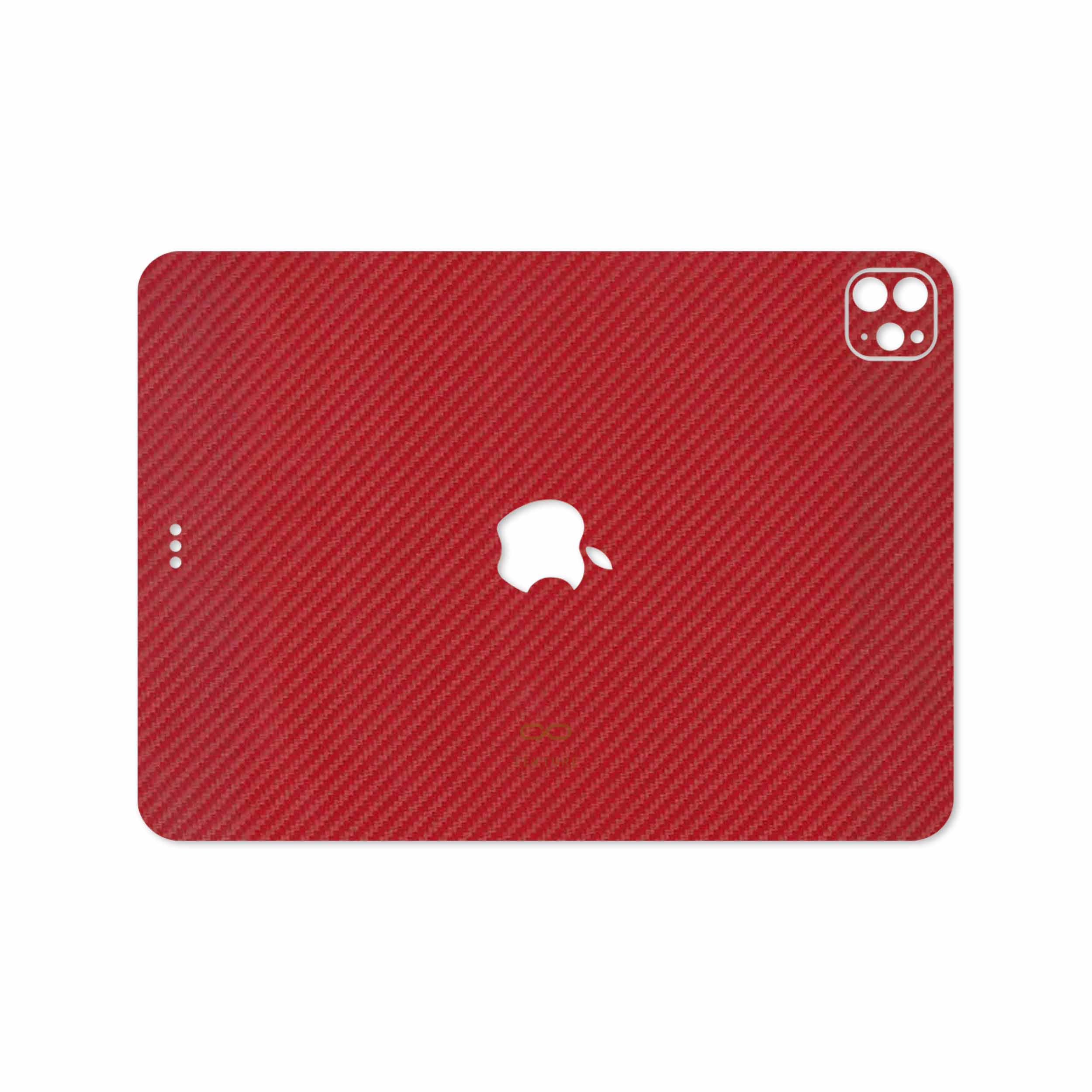 برچسب پوششی ماهوت مدل Red-Fiber مناسب برای تبلت اپل iPad Pro 11 (GEN 2) 2020 A2231