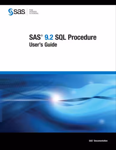 خرید و دانلود نسخه کامل کتاب SAS 9.2 SQL Procedure User's Guide