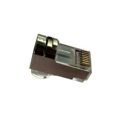 کانکتور شبکه باگ مدل CAT6شیلد مجموعه 100 عددی