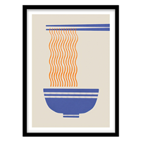 قیمت و خرید تابلو دکوراتیو مدل نقاشی گرافیکی پاستا کد 0197