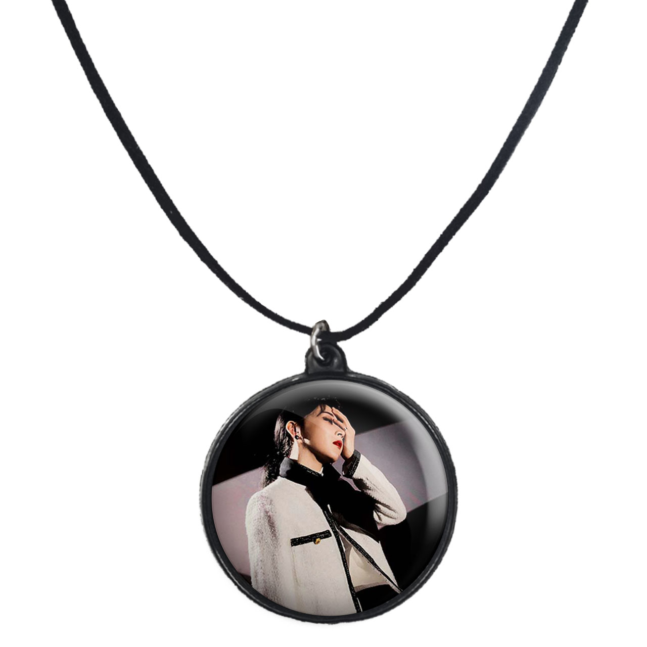 گردنبند پرمانه طرح mamamoo کد pmb.13296 مدل دو طرفه