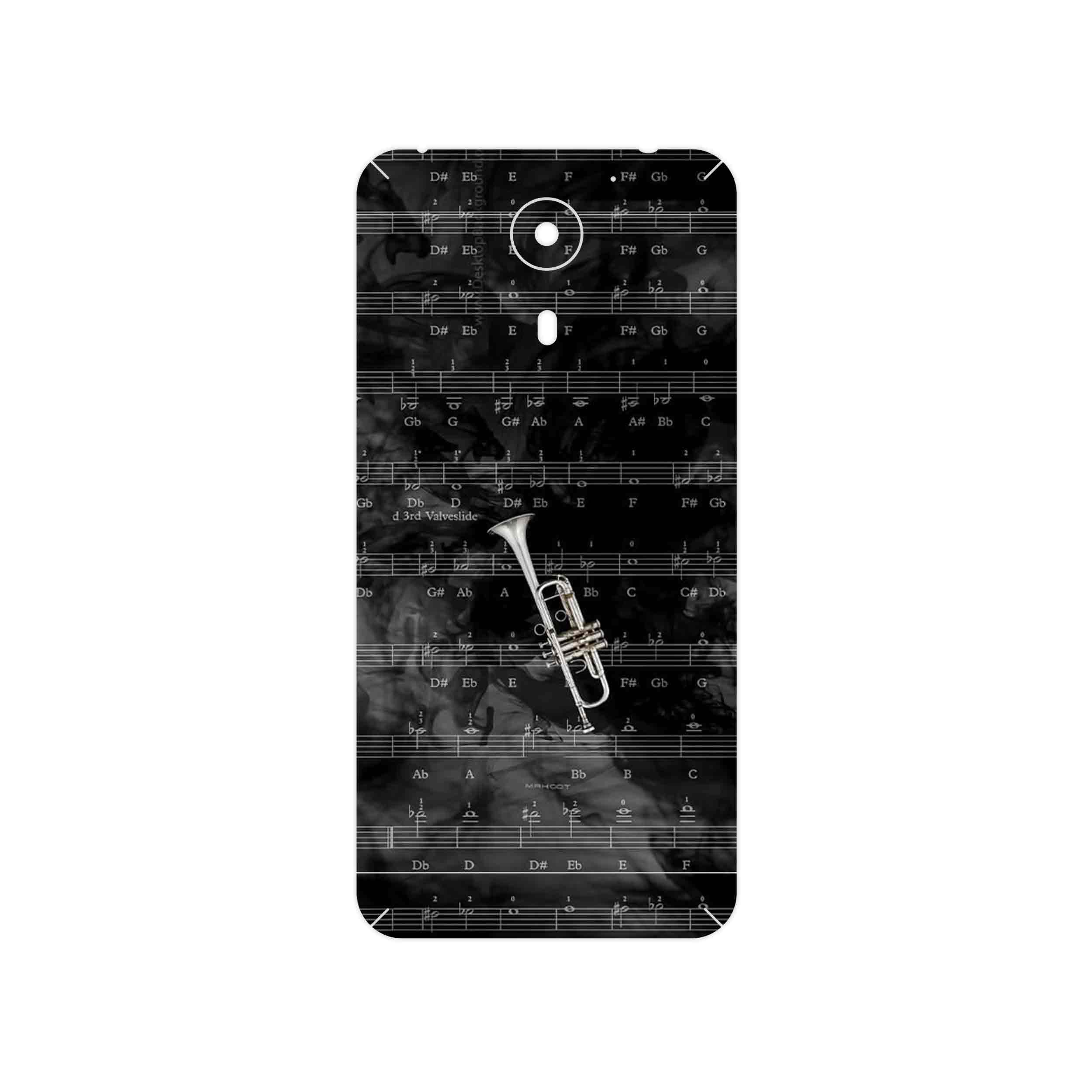 برچسب پوششی ماهوت مدل Trumpet مناسب برای گوشی موبایل یومی Plus