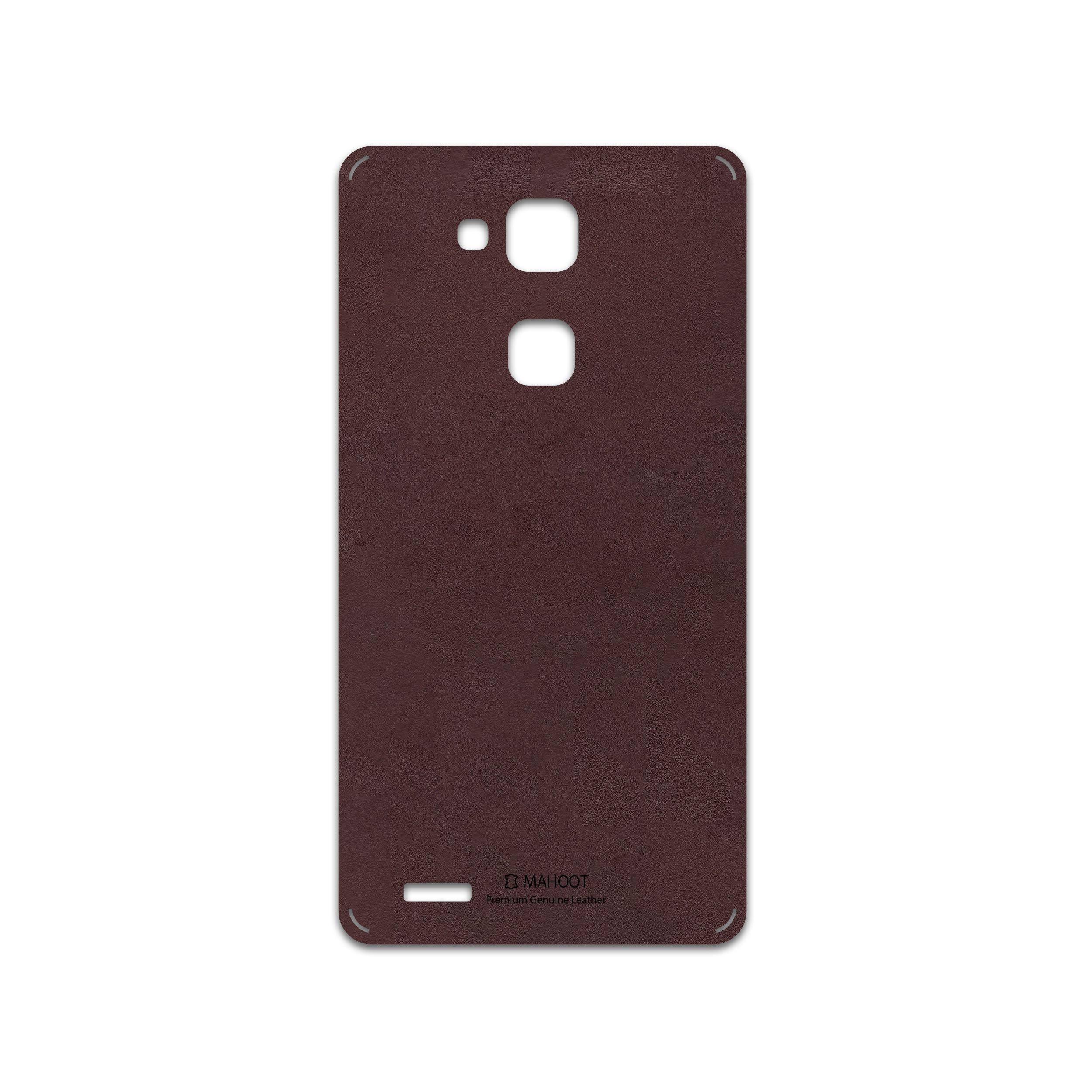 برچسب پوششی ماهوت مدل Matte-Dark-Brown-Leather مناسب برای گوشی موبایل هوآوی Mate 7