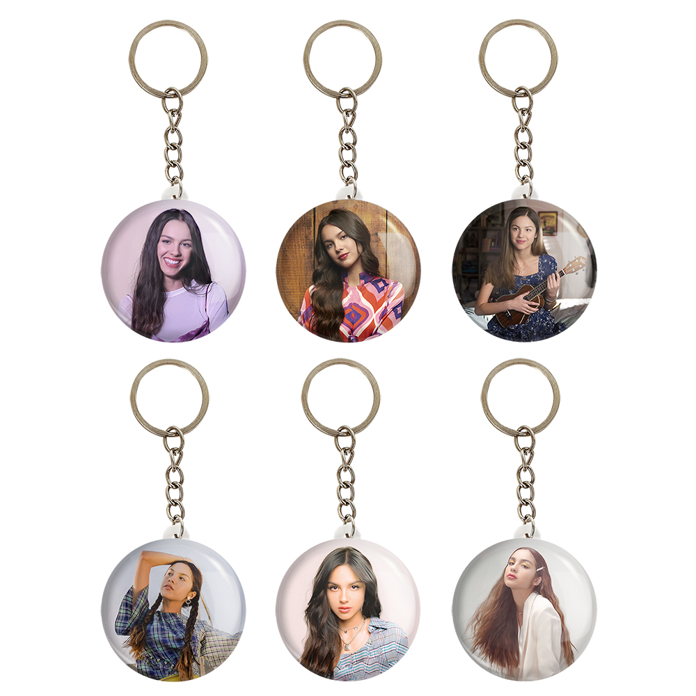 جاکلیدی خندالو مدل اولیویا رودریگو Olivia Rodrigo کد 1106B مجموعه 6 عددی