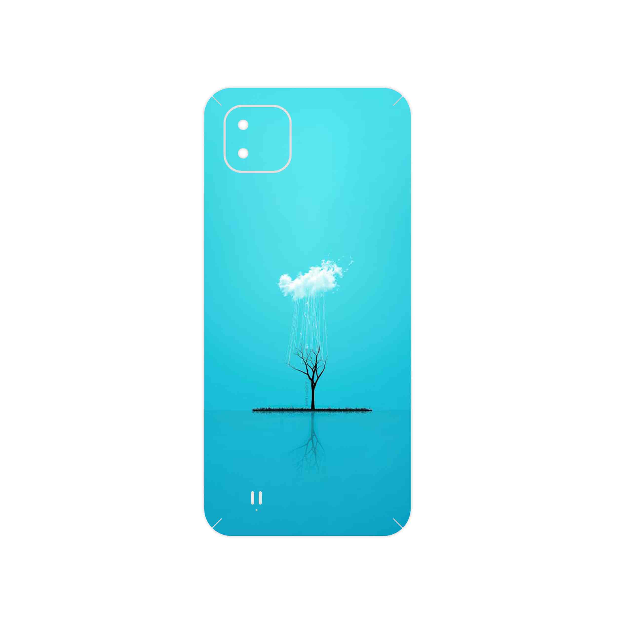 برچسب پوششی ماهوت مدل Minimal Tree مناسب برای گوشی موبایل ریلمی C11 2021