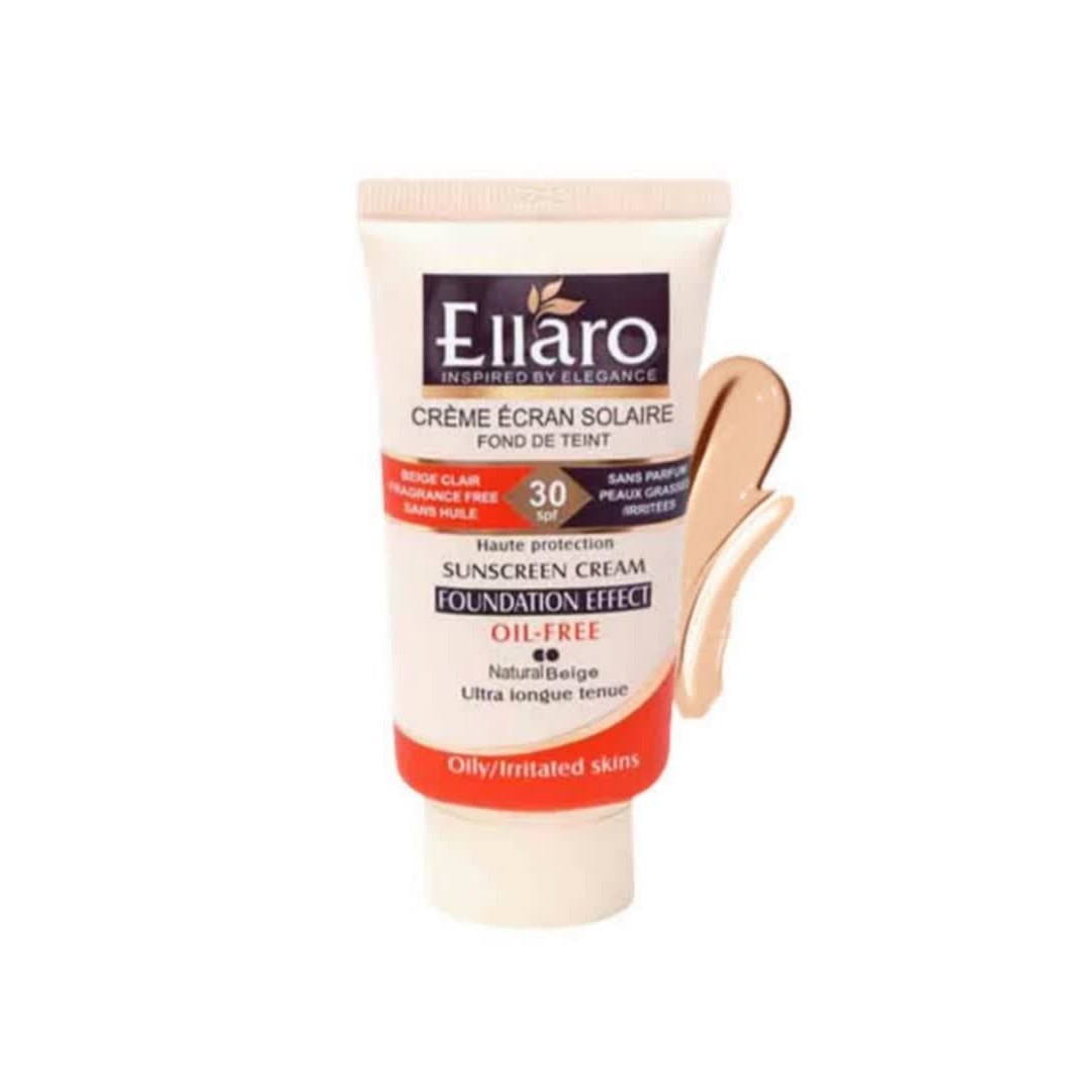 کرم ضد آفتاب SPF 30 کرم پودری فاقد چربی الارو  40ML