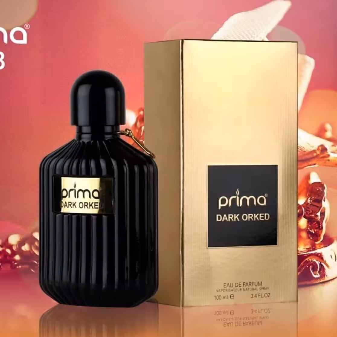 پریما ادکلن مردانه 100 میل مدل DARK ORKED Prima تام فورد بلک ارکید