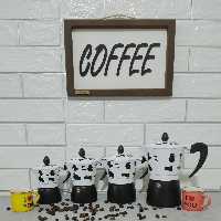 قهوه جوش 2 کاپ طرح  گاو 