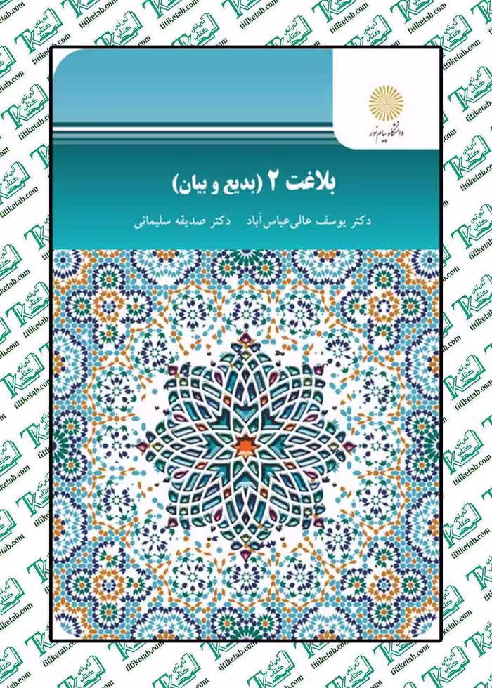 بلاغت 2 (بدیع و بیان) یوسف عالی عباس آباد پیام نور