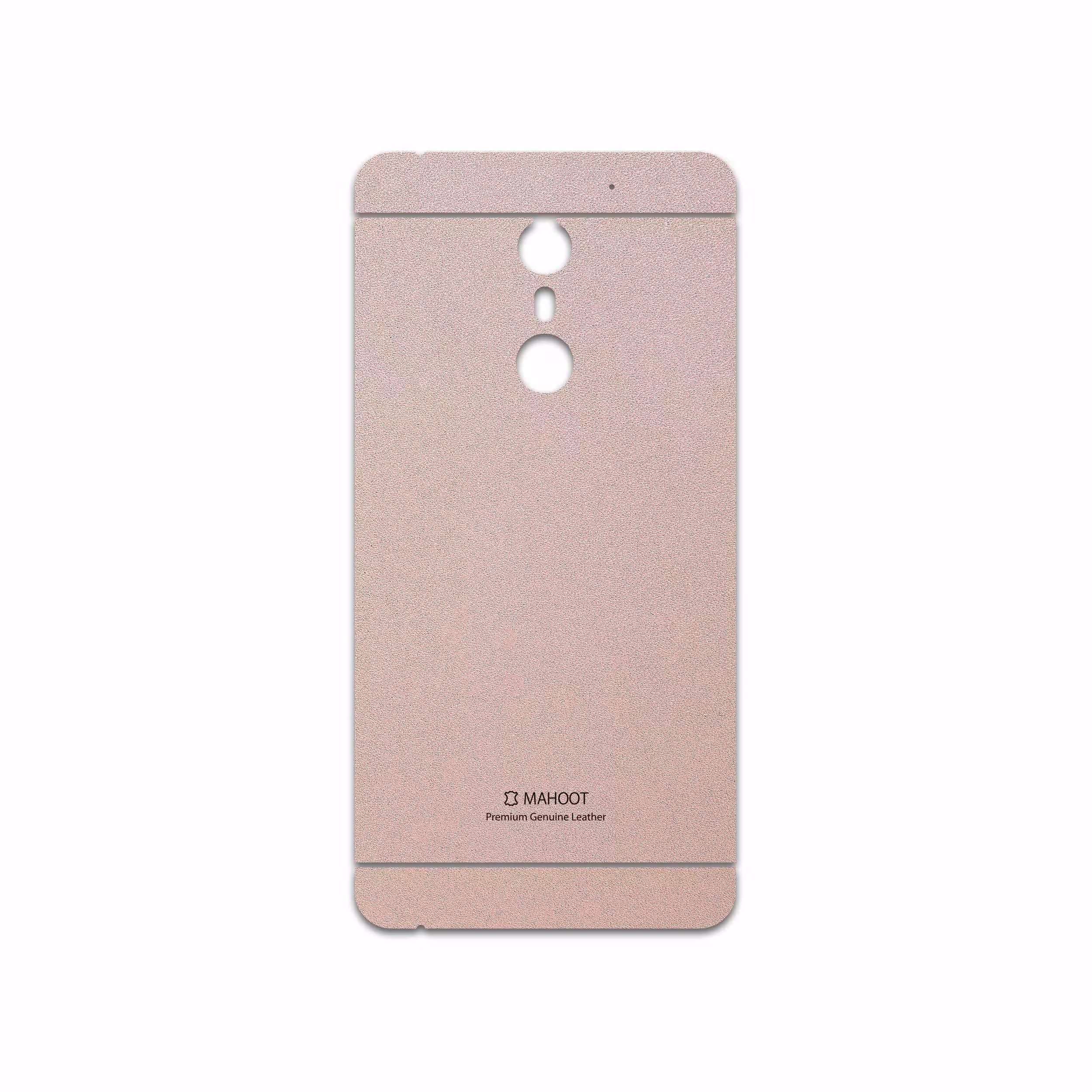 برچسب پوششی ماهوت مدل Rose Gold Leather مناسب برای گوشی موبایل یومی Plus