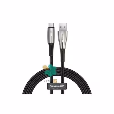 کابل 1 متری USB به Type-C بیسوس مدل Baseus Lamp SuperCharge Cable CATSD-M01
