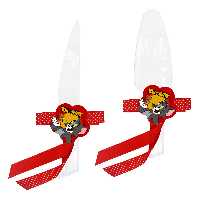  ست کارد و کفگیر سرو کیک مدل تام و جری