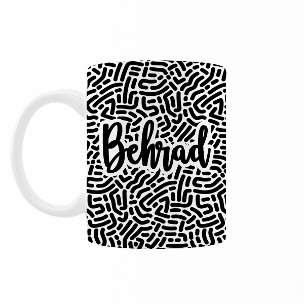 ماگ رژارت مدل اسم بهراد