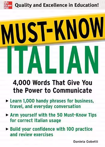کتاب MUST KNOW ITALIAN باید ایتالیایی بدانید