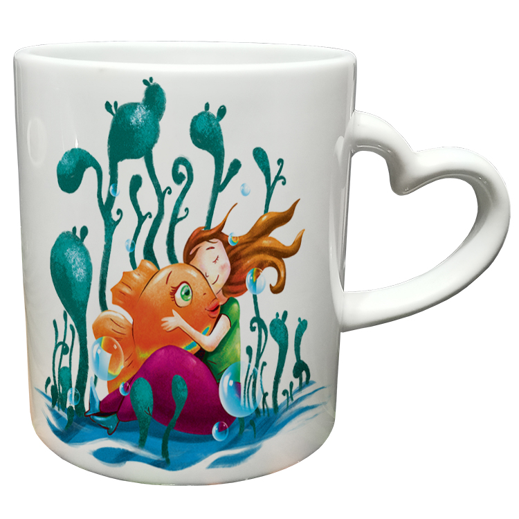 ماگ مدل دسته قلبی طرح عید نوروز کد 63