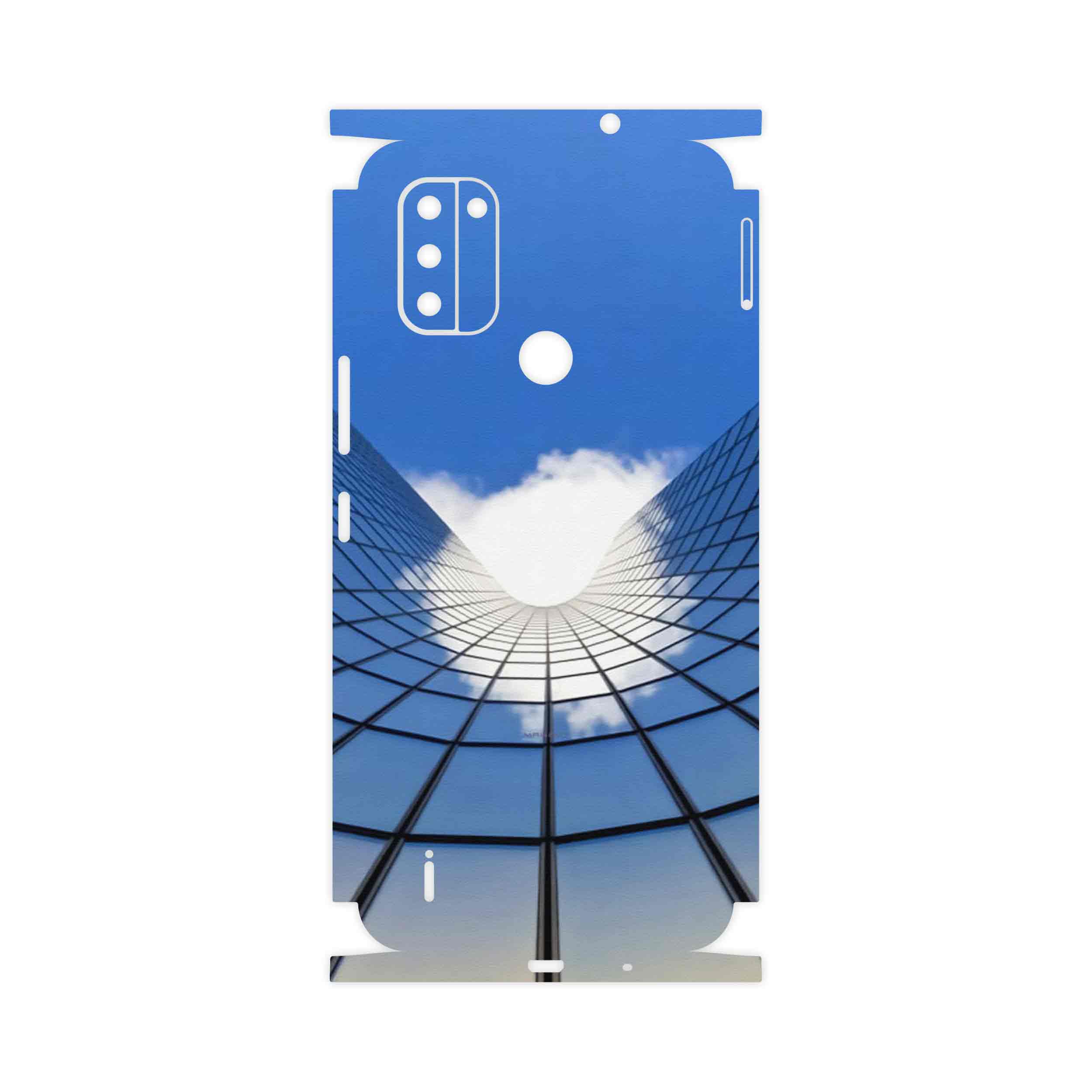 برچسب پوششی ماهوت مدل Glass skyscraper-FullSkin مناسب برای گوشی موبایل نوکیا C31