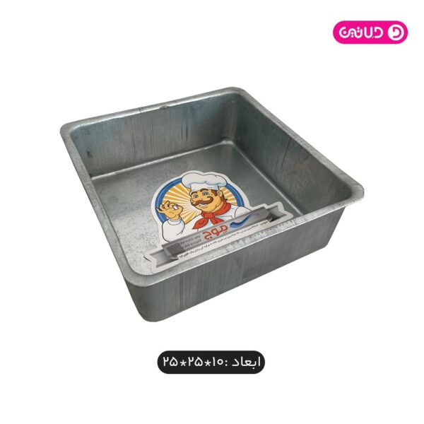 قالب مربع گالوانیزه 10*25*25 موج
