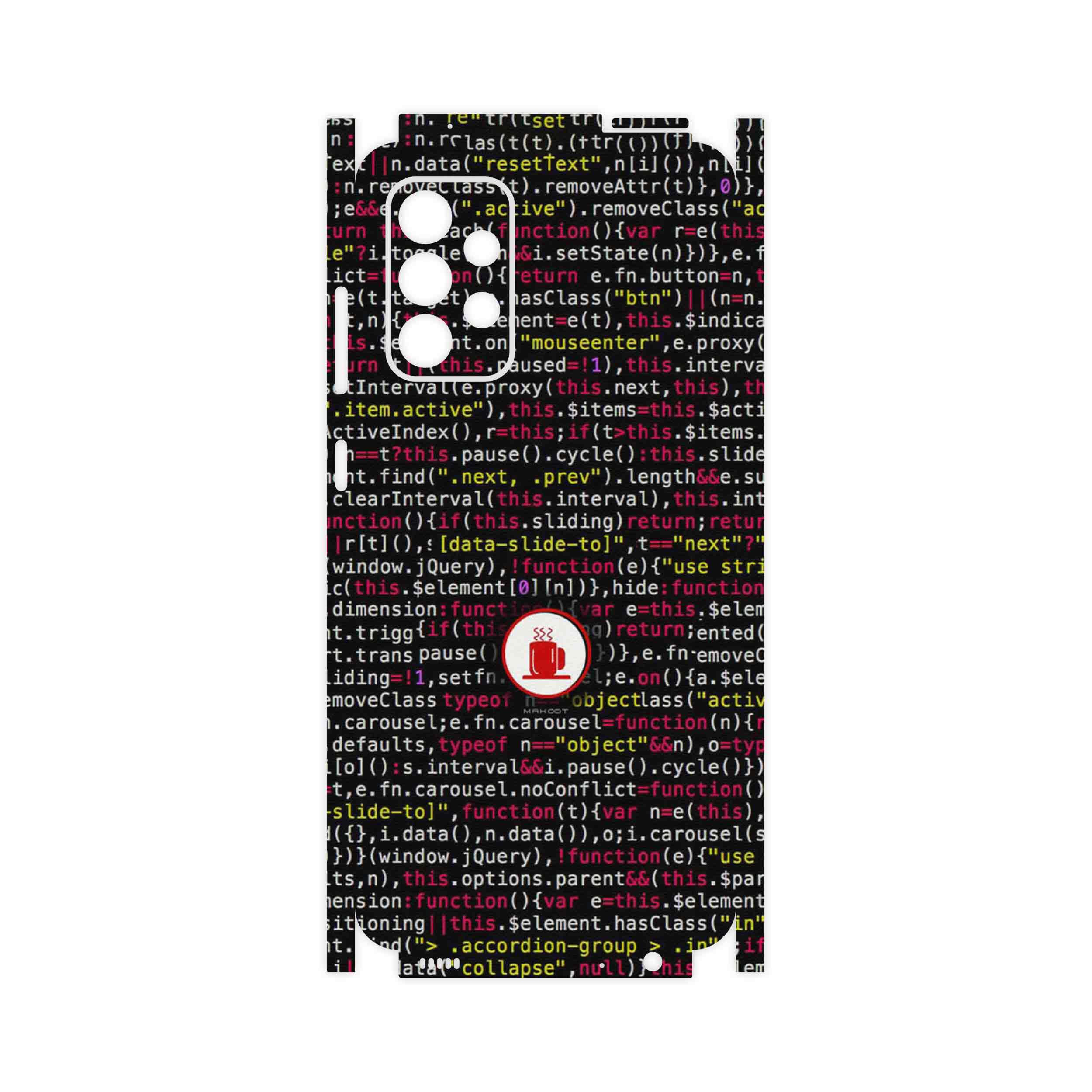 برچسب پوششی ماهوت مدل Programming 1-FullSkin مناسب برای گوشی موبایل سامسونگ Galaxy A72