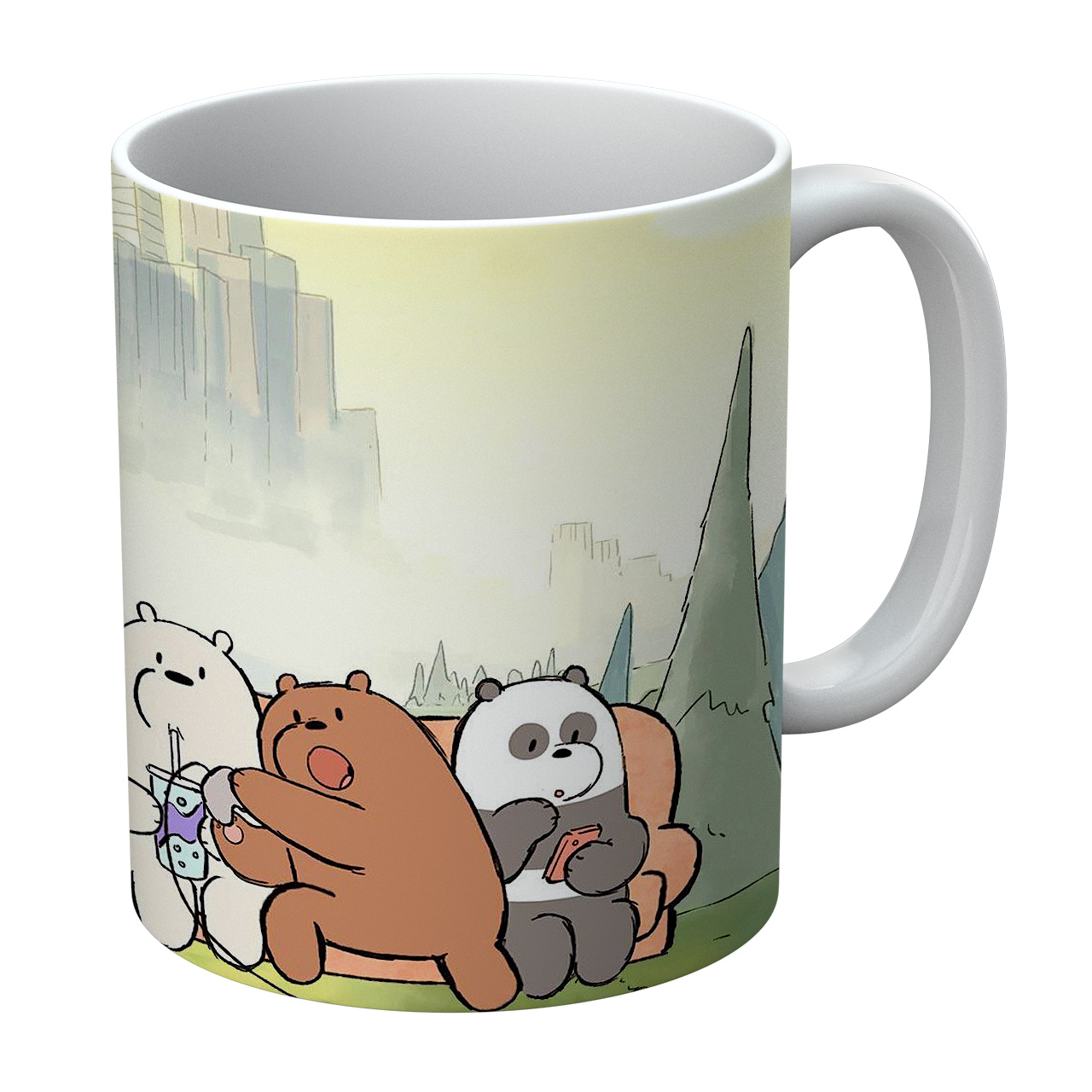 ماگ طرح خرسهای کله فندقی مدل NI2059