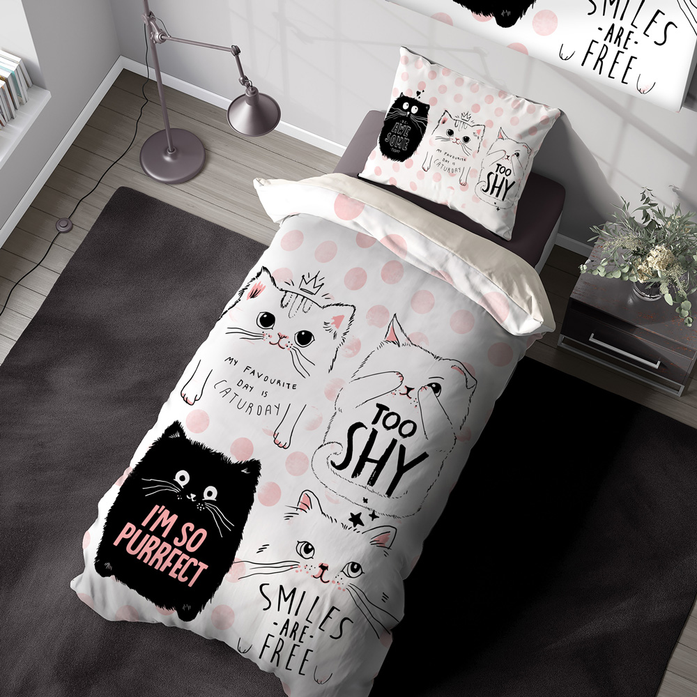 روتختی بچگانه فانتزی طرح گربه عروسکی SM-31201