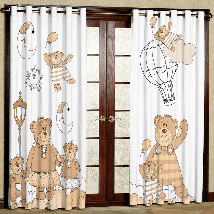 پرده پانچی مدل کد 5142 سایز 280x140 سانتی متر