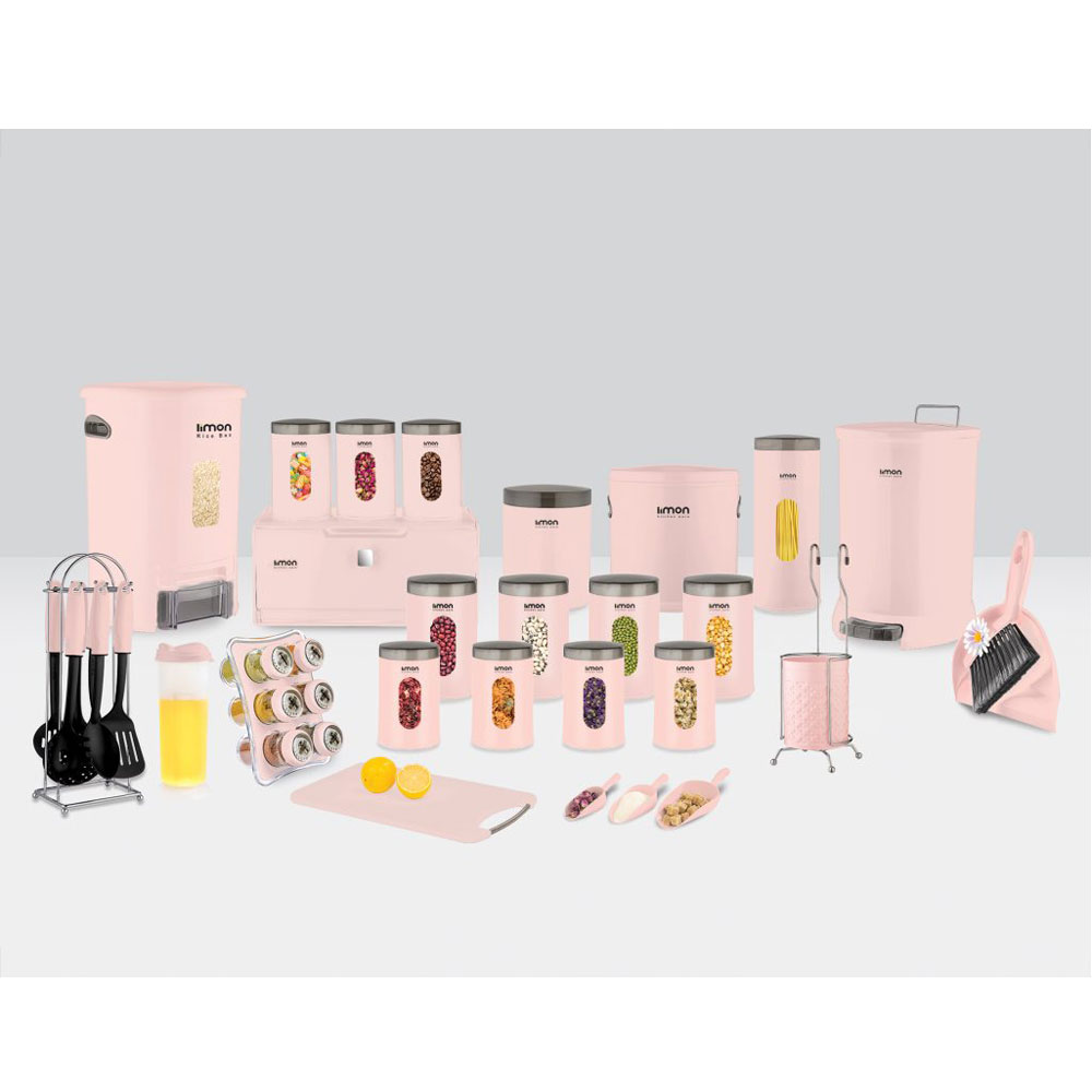 سرویس آشپزخانه 36 پارچه گرد لیمون