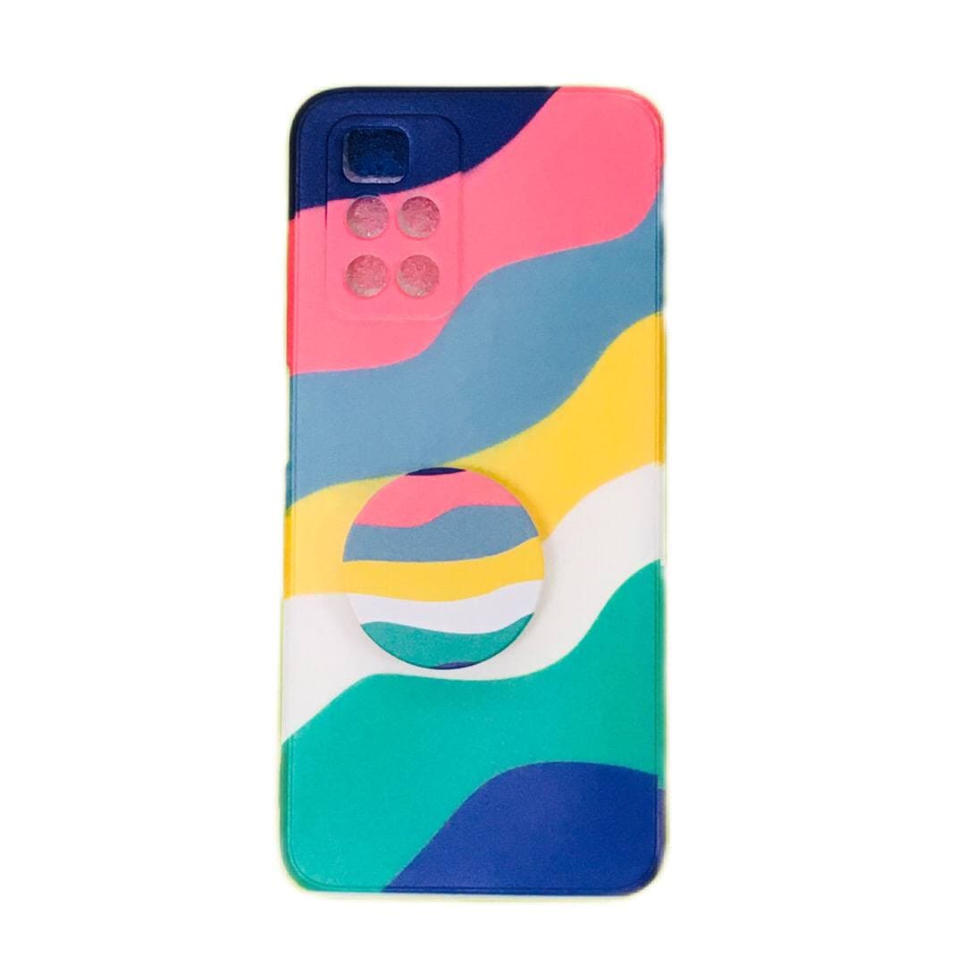 کاور مدل LOCA کد 06 مناسب برای گوشی موبایل شیائومی Redmi 10 به همراه پاپ سوکت