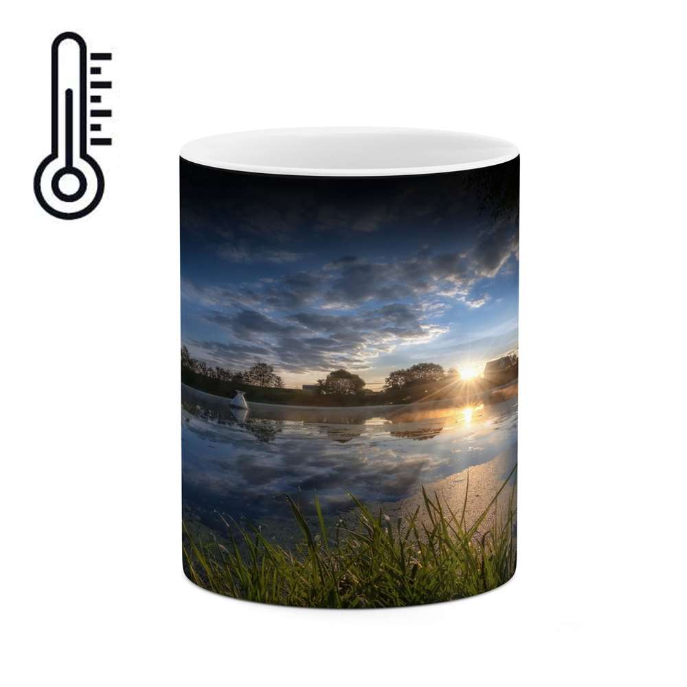 ماگ حرارتی کاکتی طرح منظره مدل mgh17225