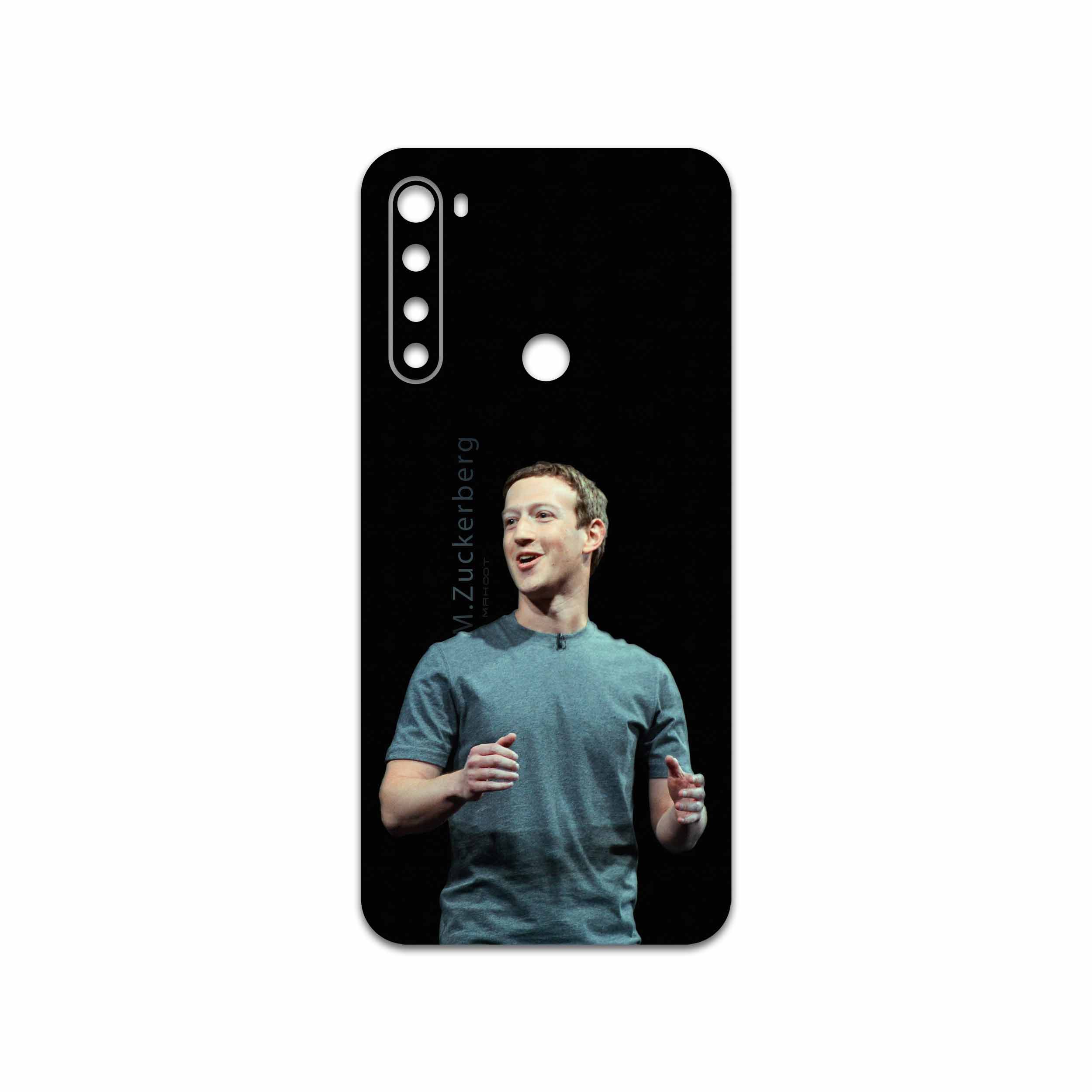 برچسب پوششی ماهوت مدل Mark Zuckerberg مناسب برای گوشی موبایل شیائومی Redmi Note 8