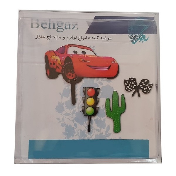 ابزار تزیین کیک بهگز مدل مک کوئین مجموعه 4 عددی