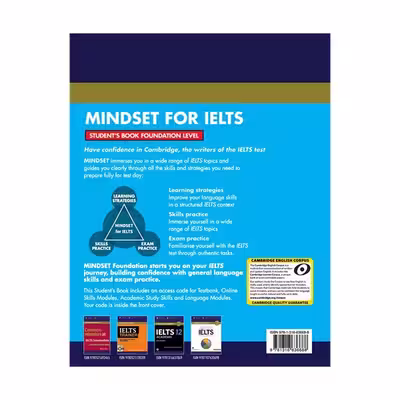 کتاب MINDSET FOR IELTS Foundation اثر جمعی از نویسندگان انتشارات Cambridge