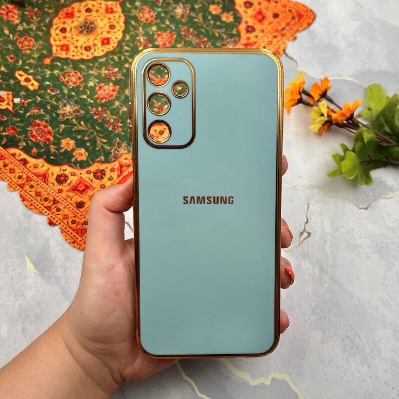 قاب گوشی Galaxy A14 سامسونگ مای کیس سبز آبی کد 30784
