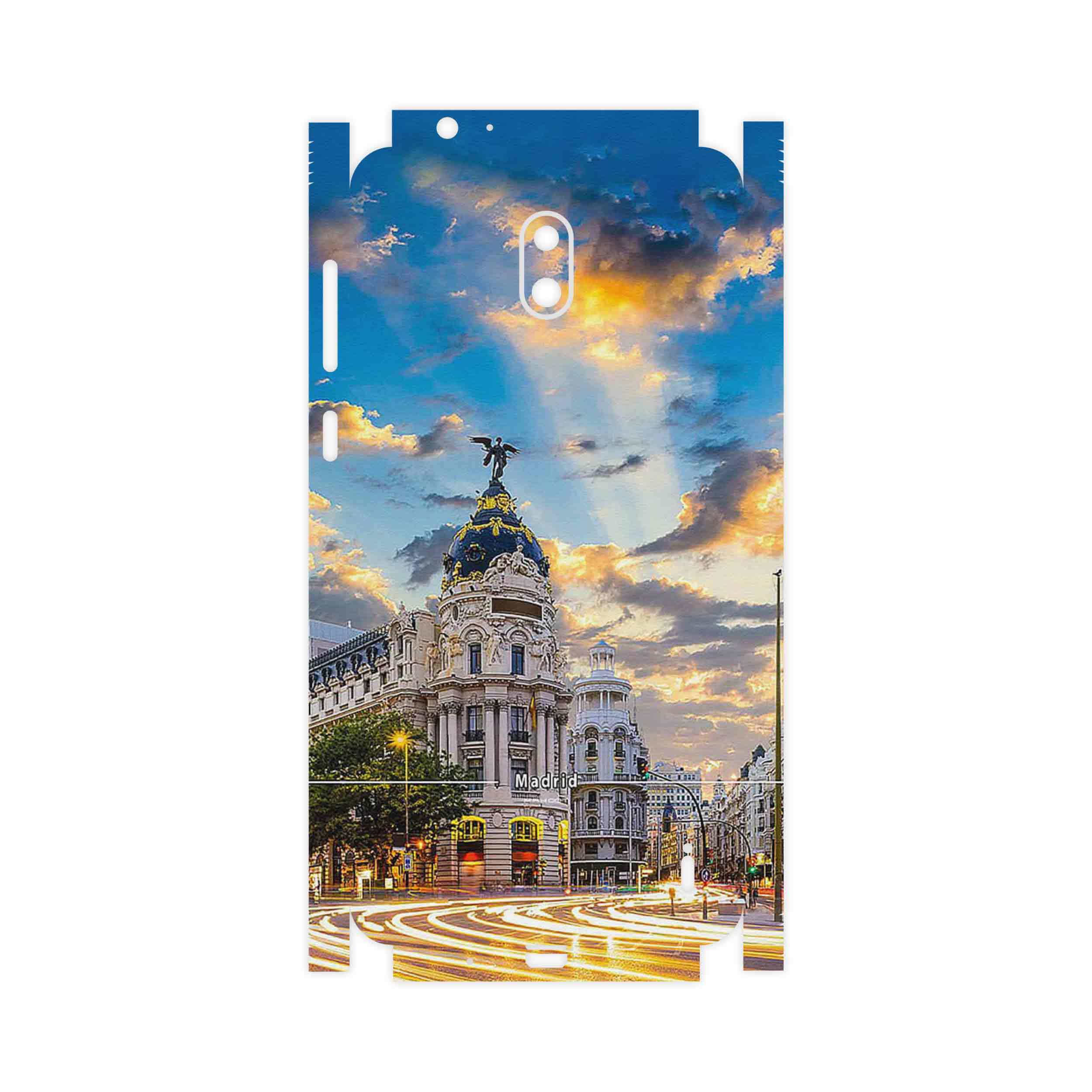 برچسب پوششی ماهوت مدل City of Madrid-FullSkin مناسب برای گوشی موبایل نوکیا 2