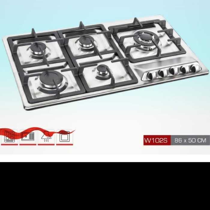 گاز رومیزی کد w102s  ابعاد 86در50 ضمانت 5ساله ارسال به تمام کشور