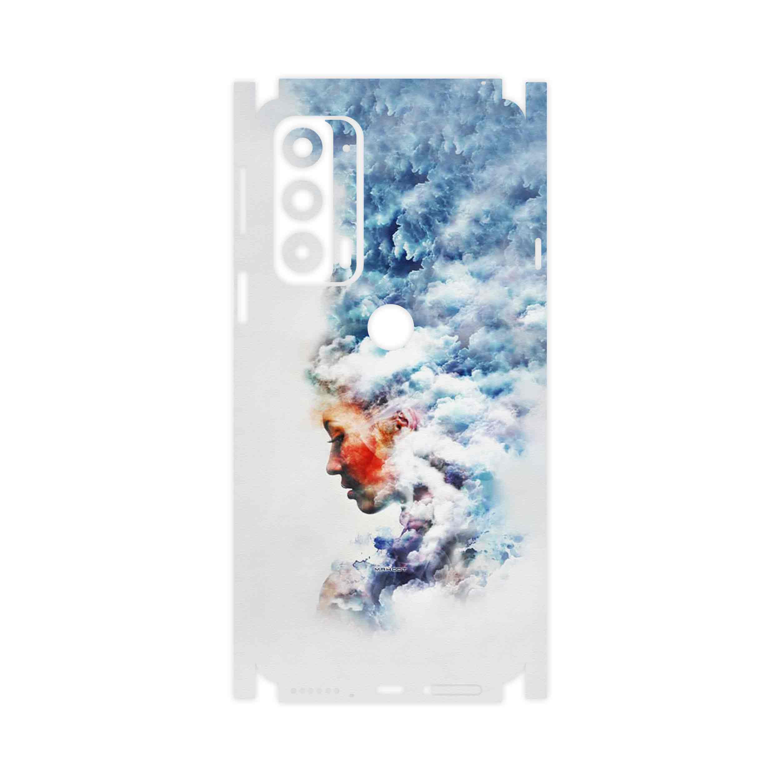 برچسب پوششی ماهوت مدل Women and the Cloud Digital Art-FullSkin مناسب برای گوشی موبایل موتورولا Edge 20