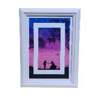 تابلو نقاشی پاستل طرح عاشقانه 