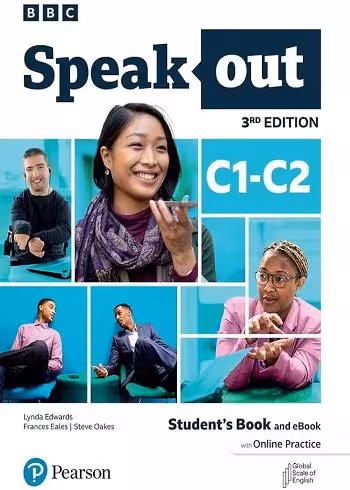 Speak out C1 C2 3rd کتاب اسپیک اوت ویرایش سوم ( چاپ رنگی کتاب دانش آموز با کتاب کار و سی دی)