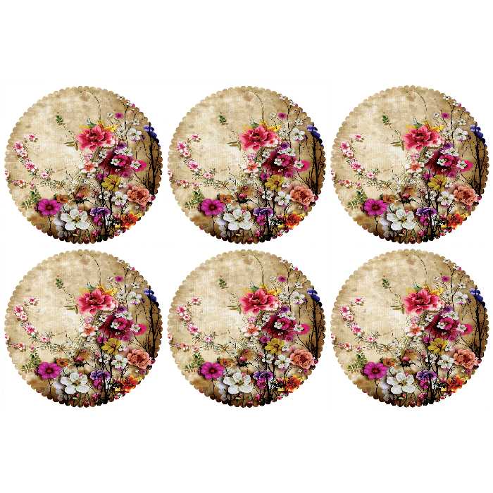 زیربشقابی مدل U2-42826 بسته 6 عددی