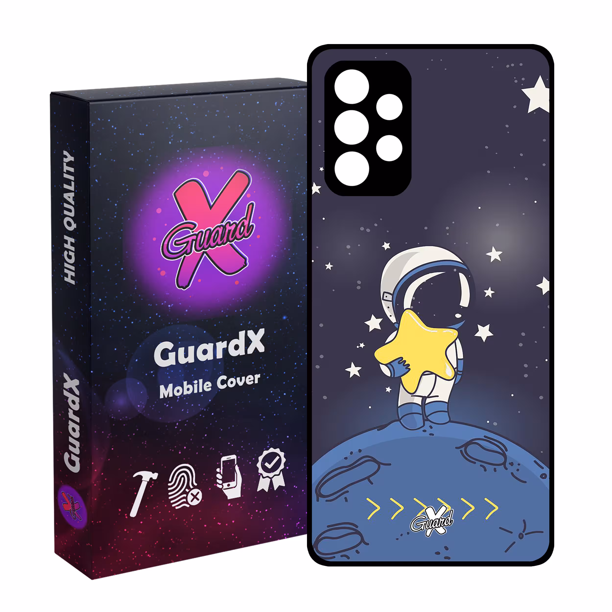 کاور گارد ایکس طرح Galaxy مدل Glass10004 مناسب برای گوشی موبایل سامسونگ Galaxy A52
