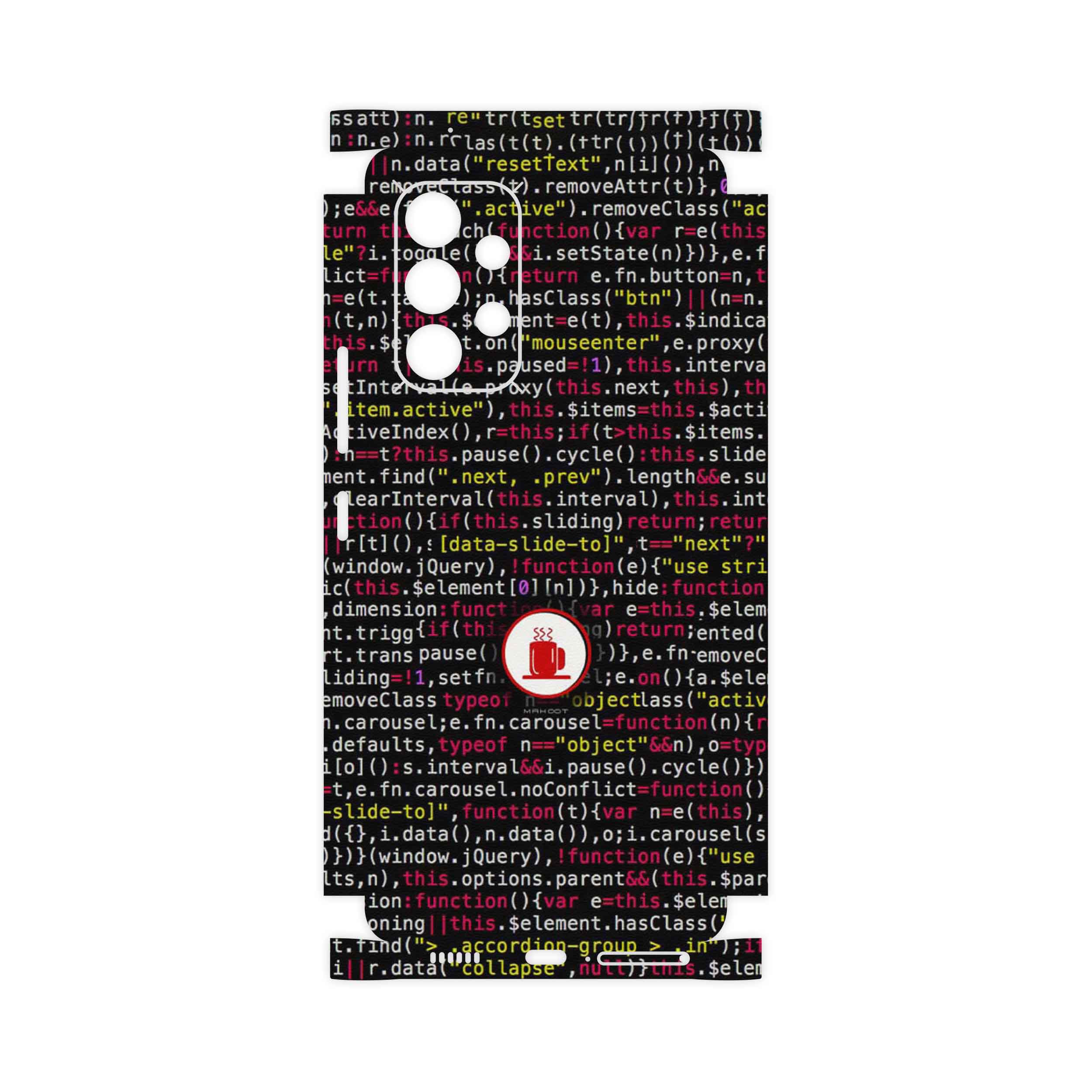 برچسب پوششی ماهوت مدل Programming 1-FullSkin مناسب برای گوشی موبایل سامسونگ Galaxy A53 5G