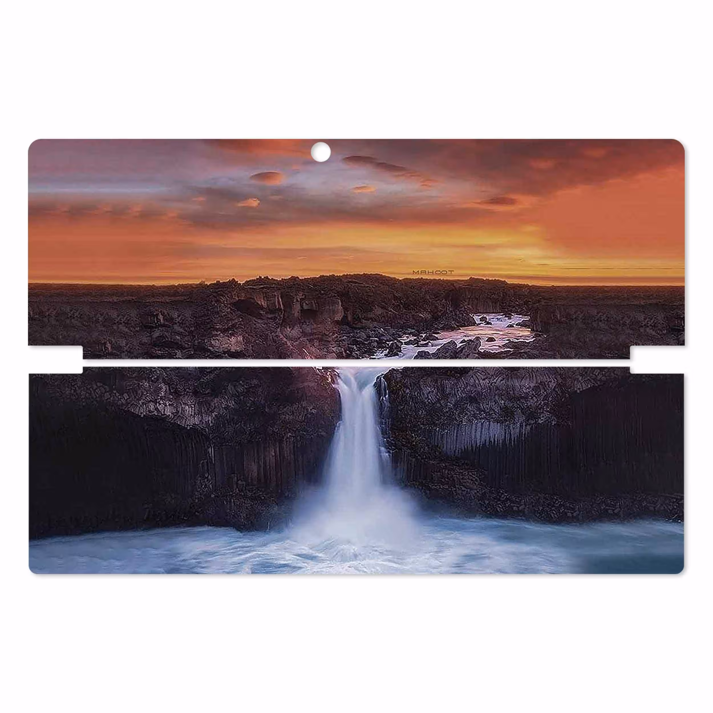 برچسب پوششی ماهوت مدل Waterfall مناسب برای تبلت لنوو Miix 510 2016