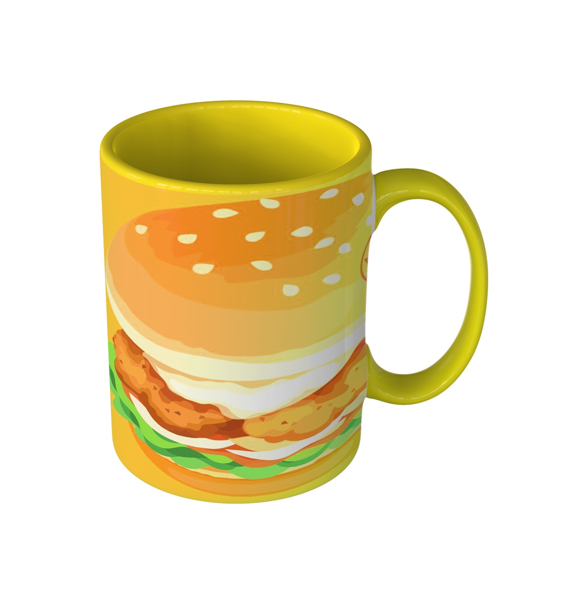 ماگ طرح غذا همبرگر 