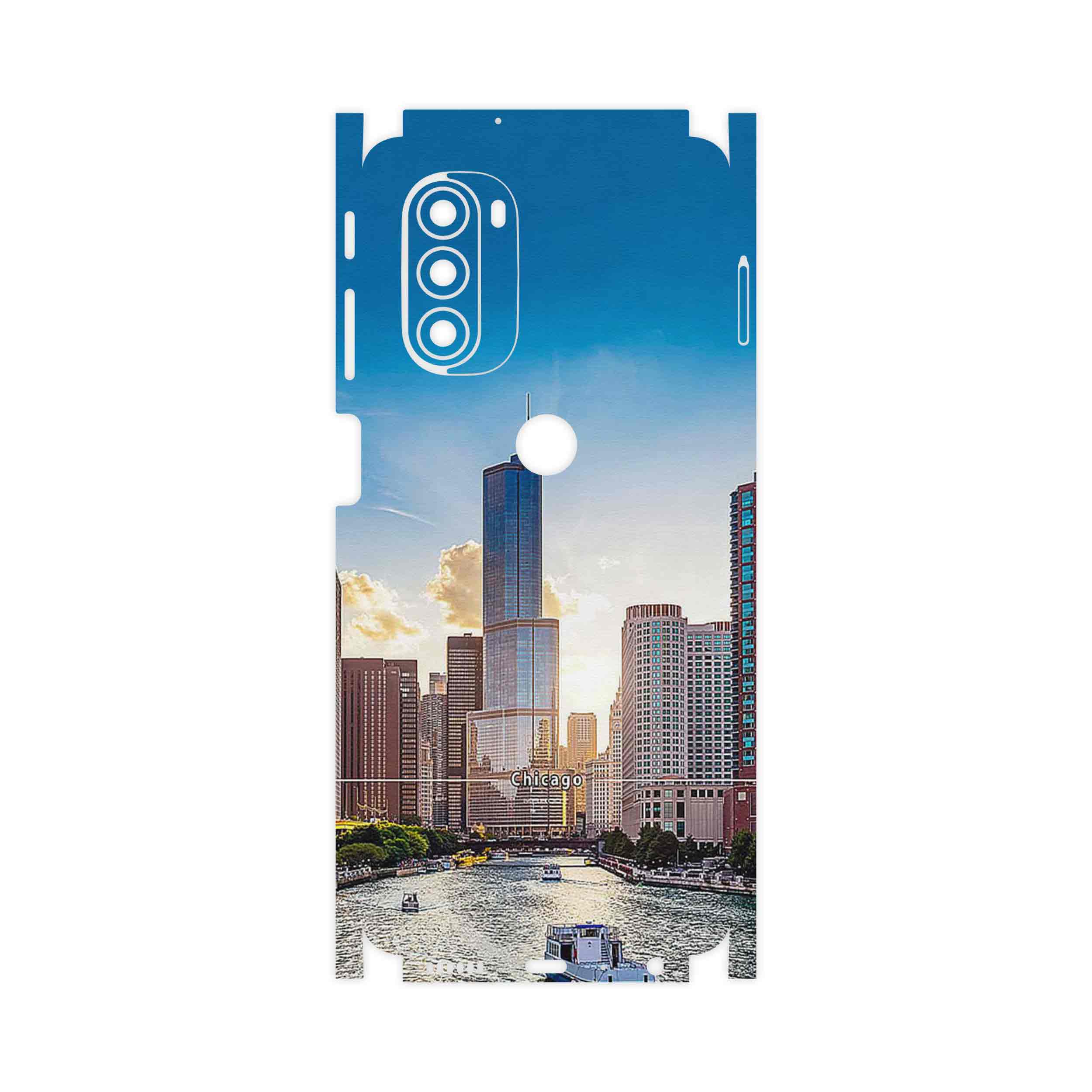 برچسب پوششی ماهوت مدل City of Chicago-FullSkin مناسب برای گوشی موبایل موتورولا Moto G51 5G