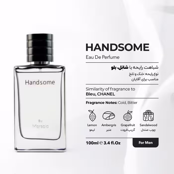 ادکلن هند سام Hand Someمارسالا مناسب برای آقایان 100میل